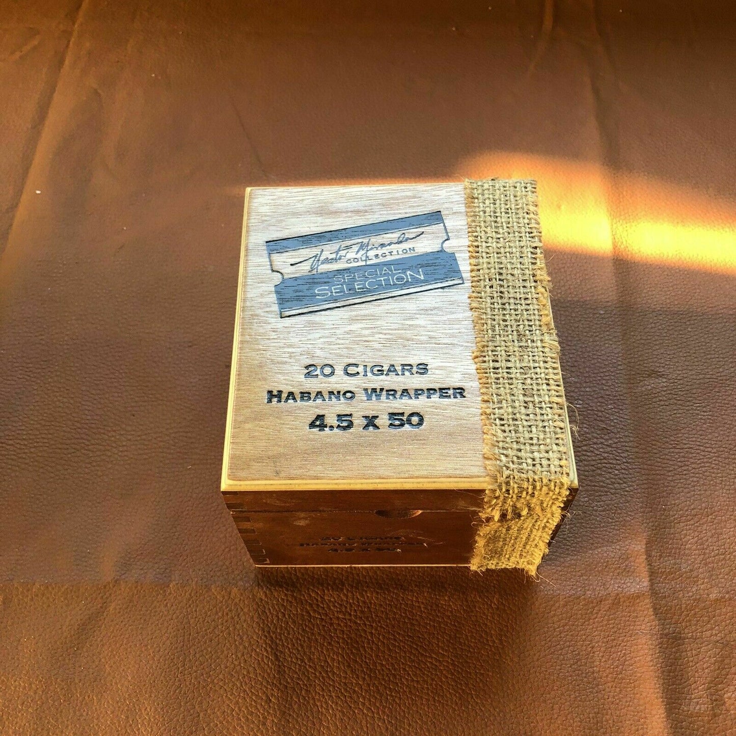 Nestor Miranda Special Selection Empty Wooden Cigar Box 5x5.5x3.5