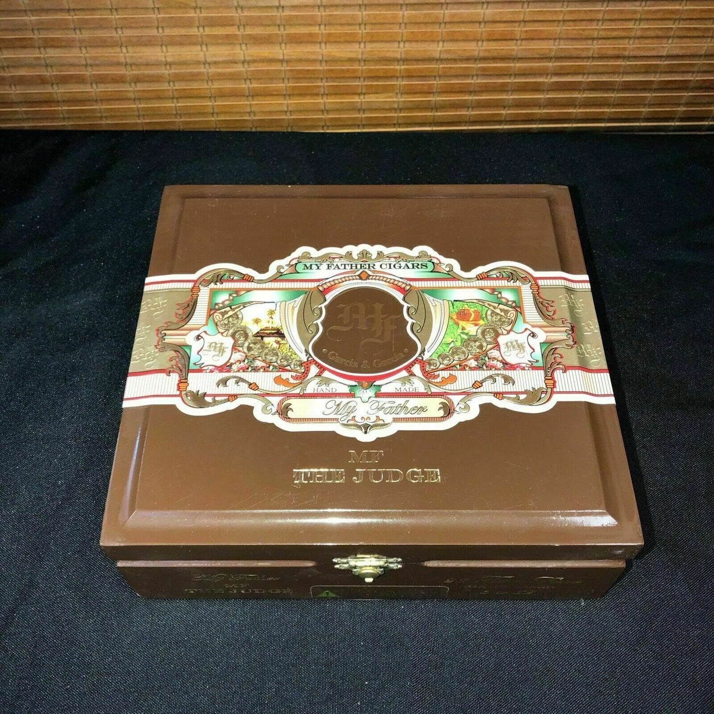 My Father Cigars The Judge Toro Empty Wooden Cigar Box 8x7.x2.5