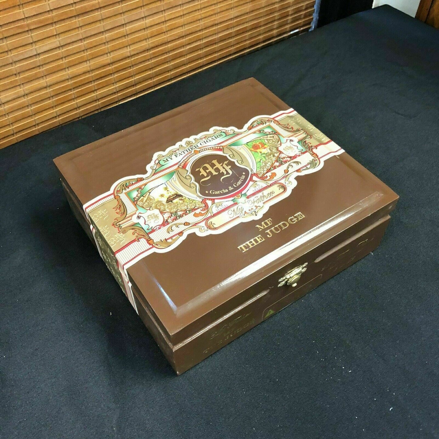 My Father Cigars The Judge Toro Empty Wooden Cigar Box 8x7.x2.5