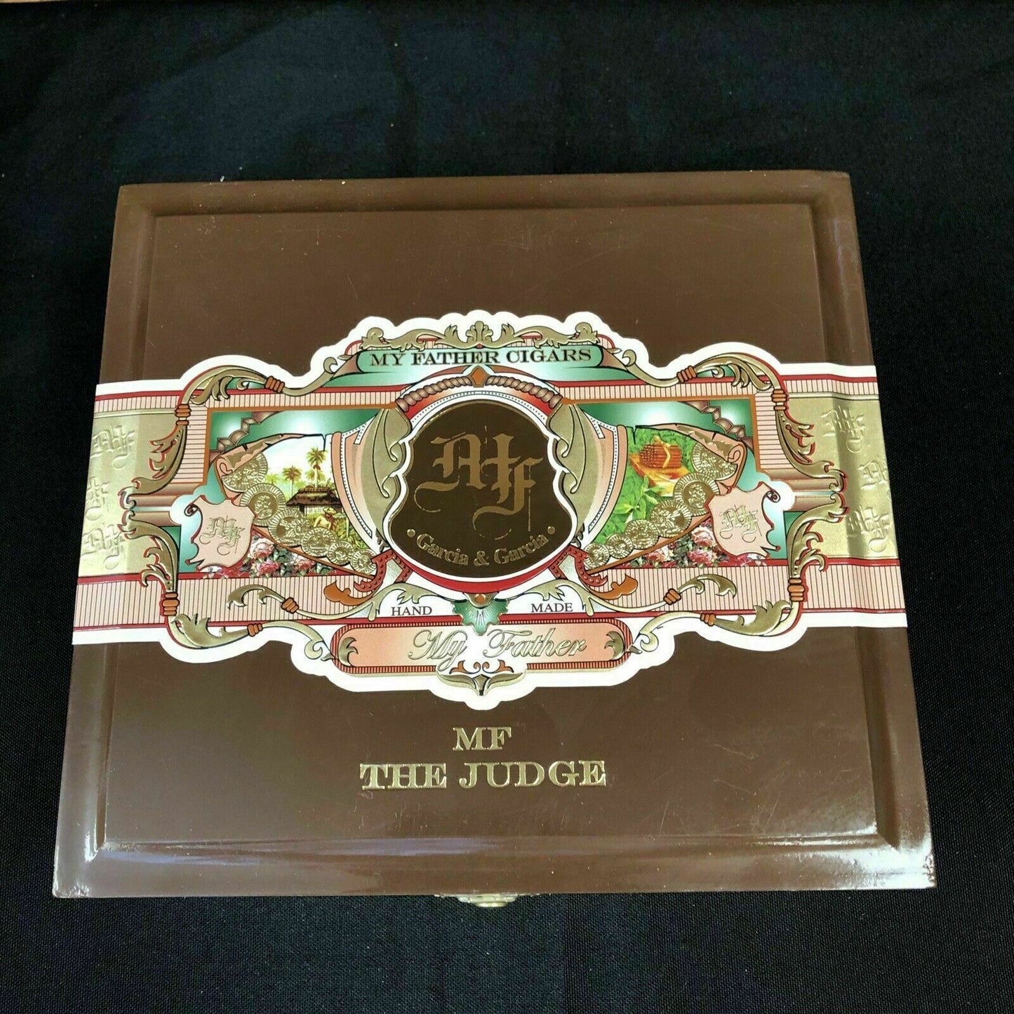 My Father Cigars The Judge Toro Empty Wooden Cigar Box 8x7.x2.5