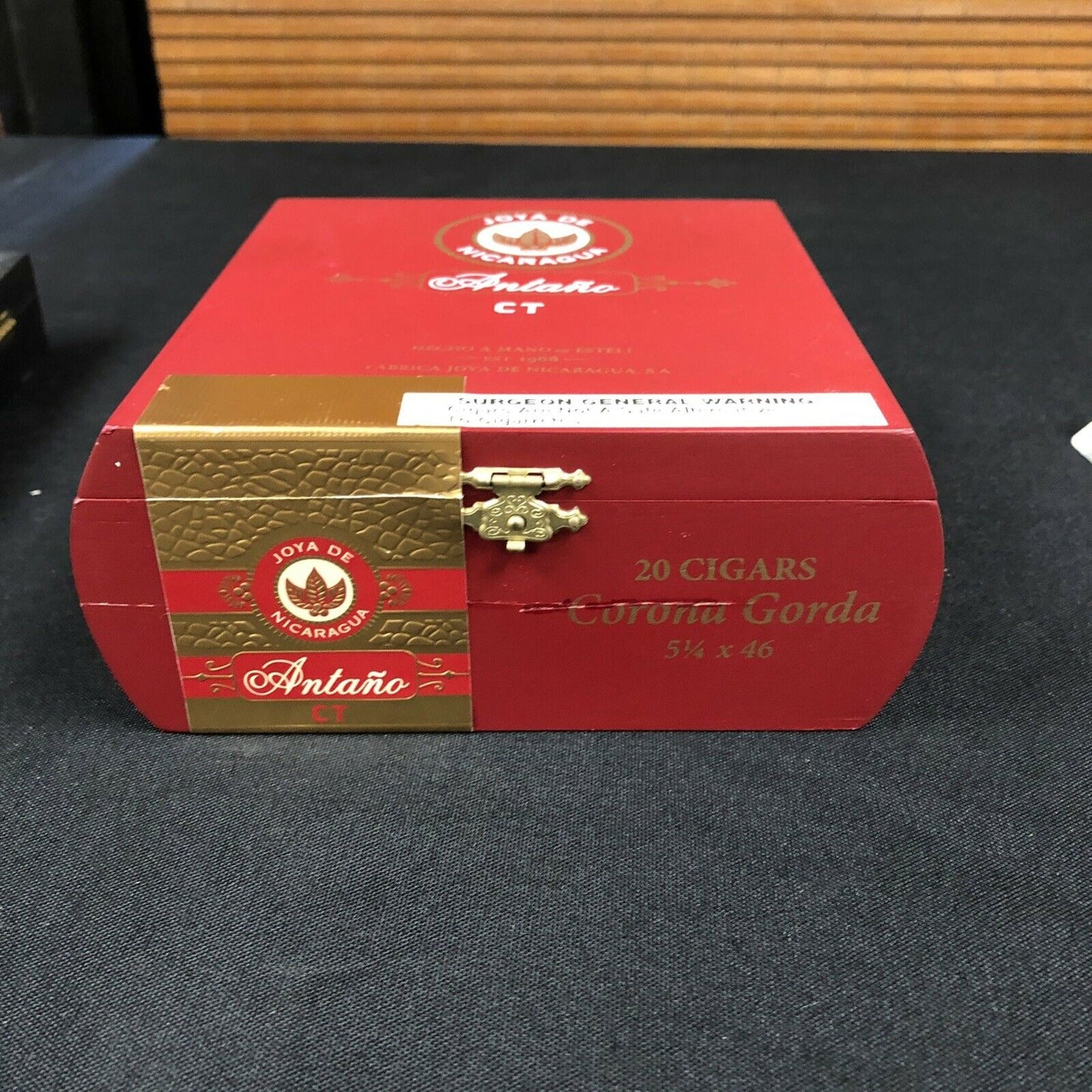 Joya De Nicaragua Antano Connecticut Robusto Empty Wooden Cigar Box 6x6x3