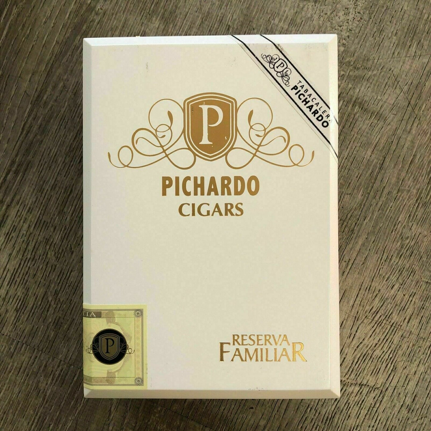 Pichardo Cigars Reserva Familiar Empty Wooden Cigar Box 5x7x3