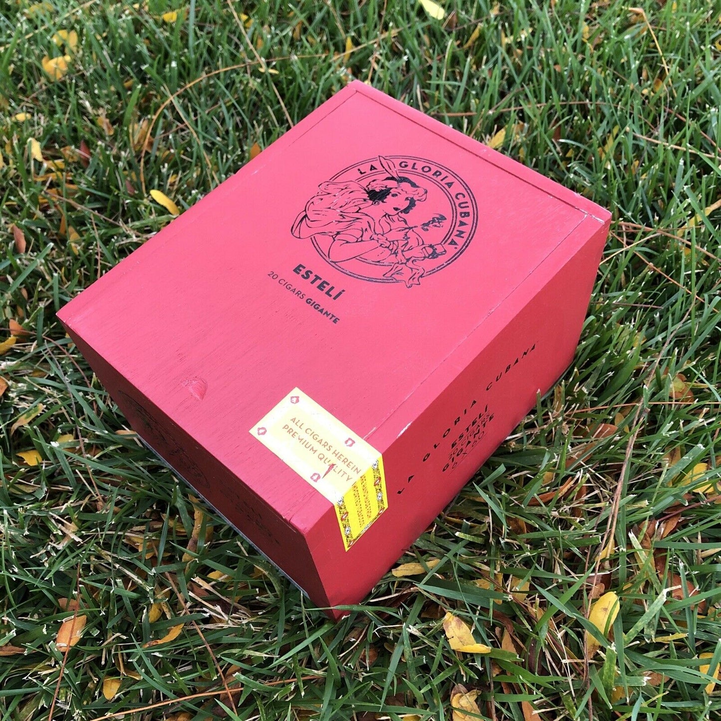 La Gloria Esteli Gigante Empty Wooden Cigar Box 5.5x6.75x4.5