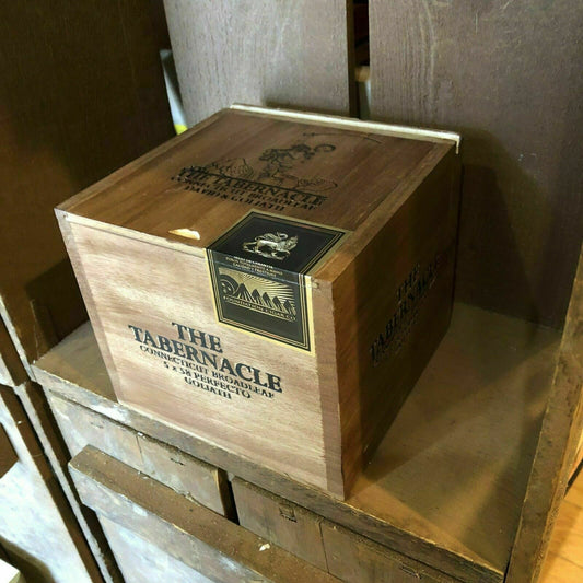 Tabernacle Goliath Empty Wooden Cigar Box 6x6x5.25