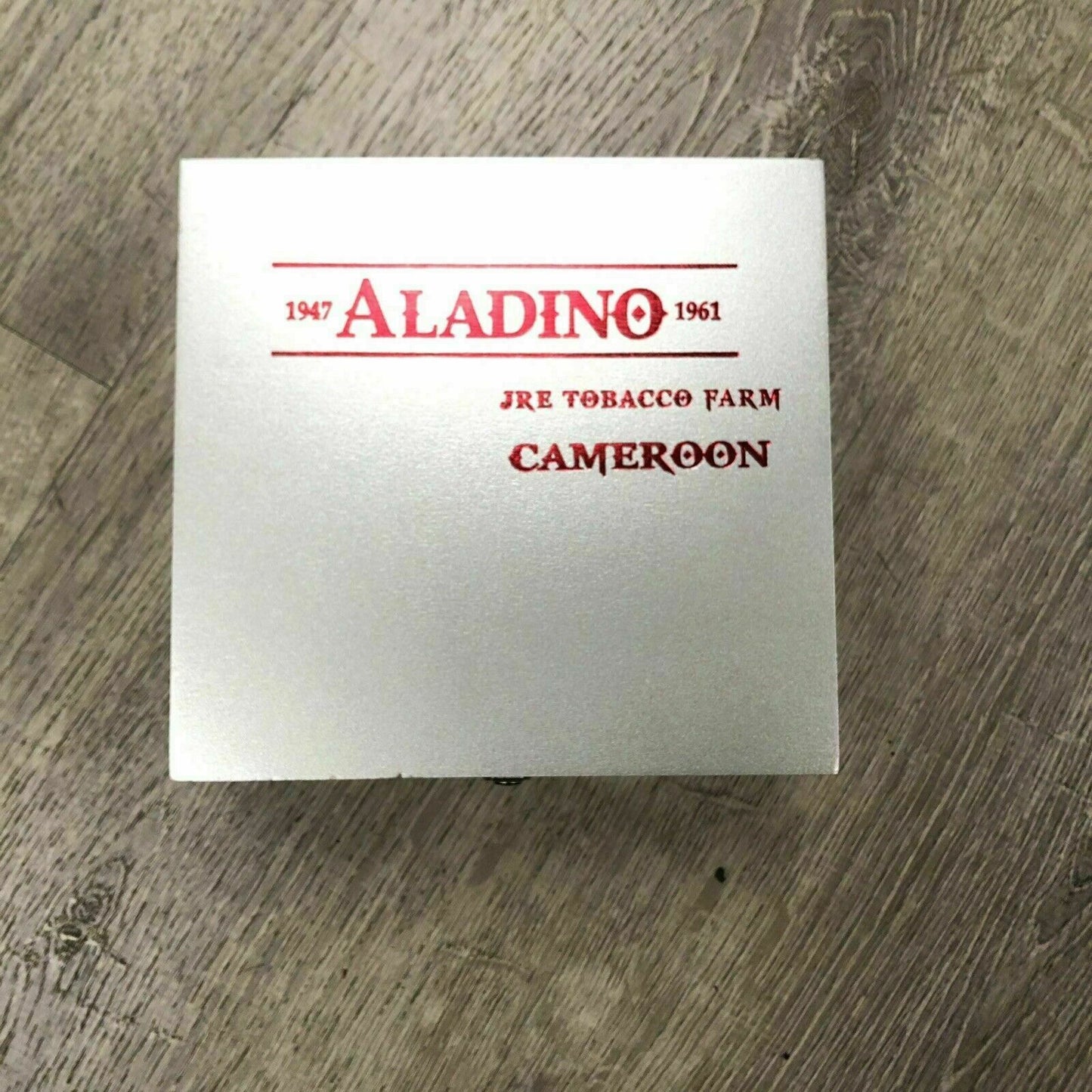 Aladino Cameroon Super Toro Empty Wooden Cigar Box 7x6.5x3