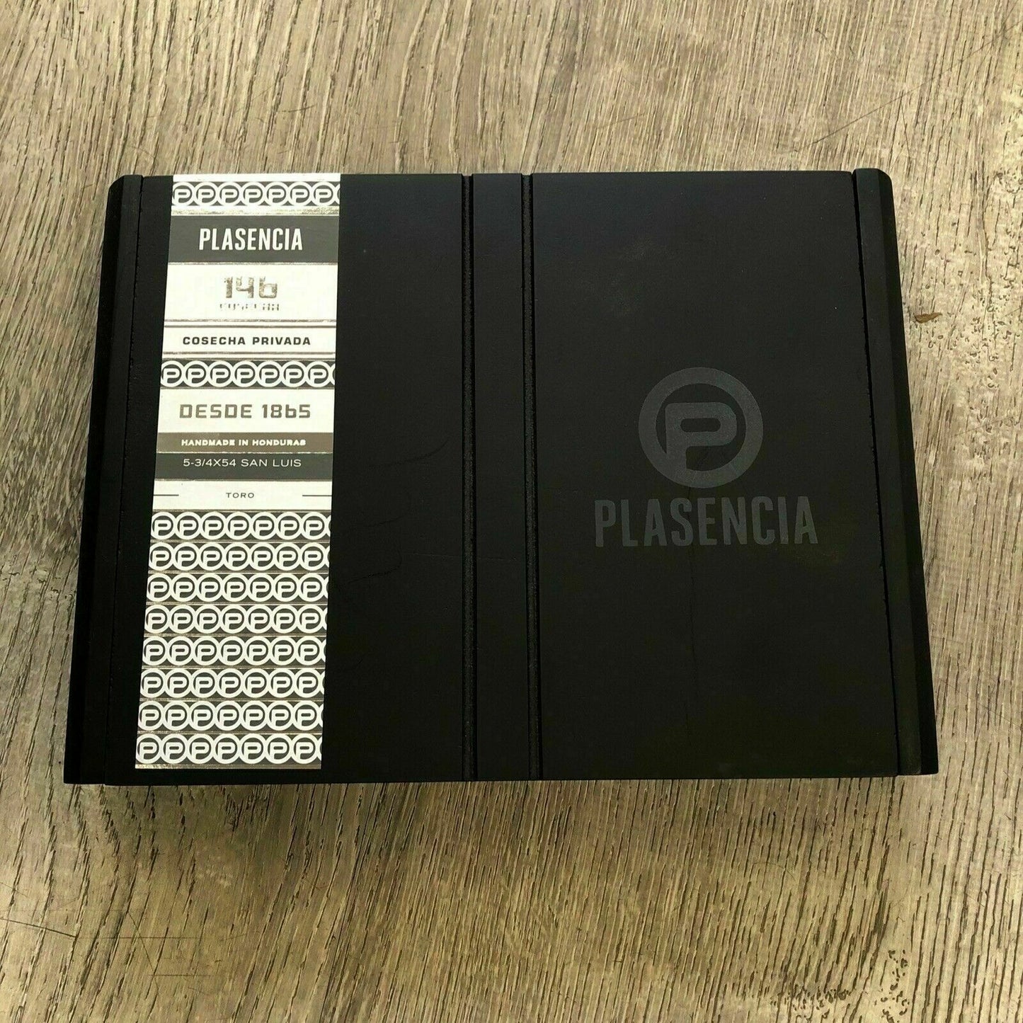 Plasencia 146 Cosecha Gordo Empty Wooden Cigar Box 10.25x7.5x1.5