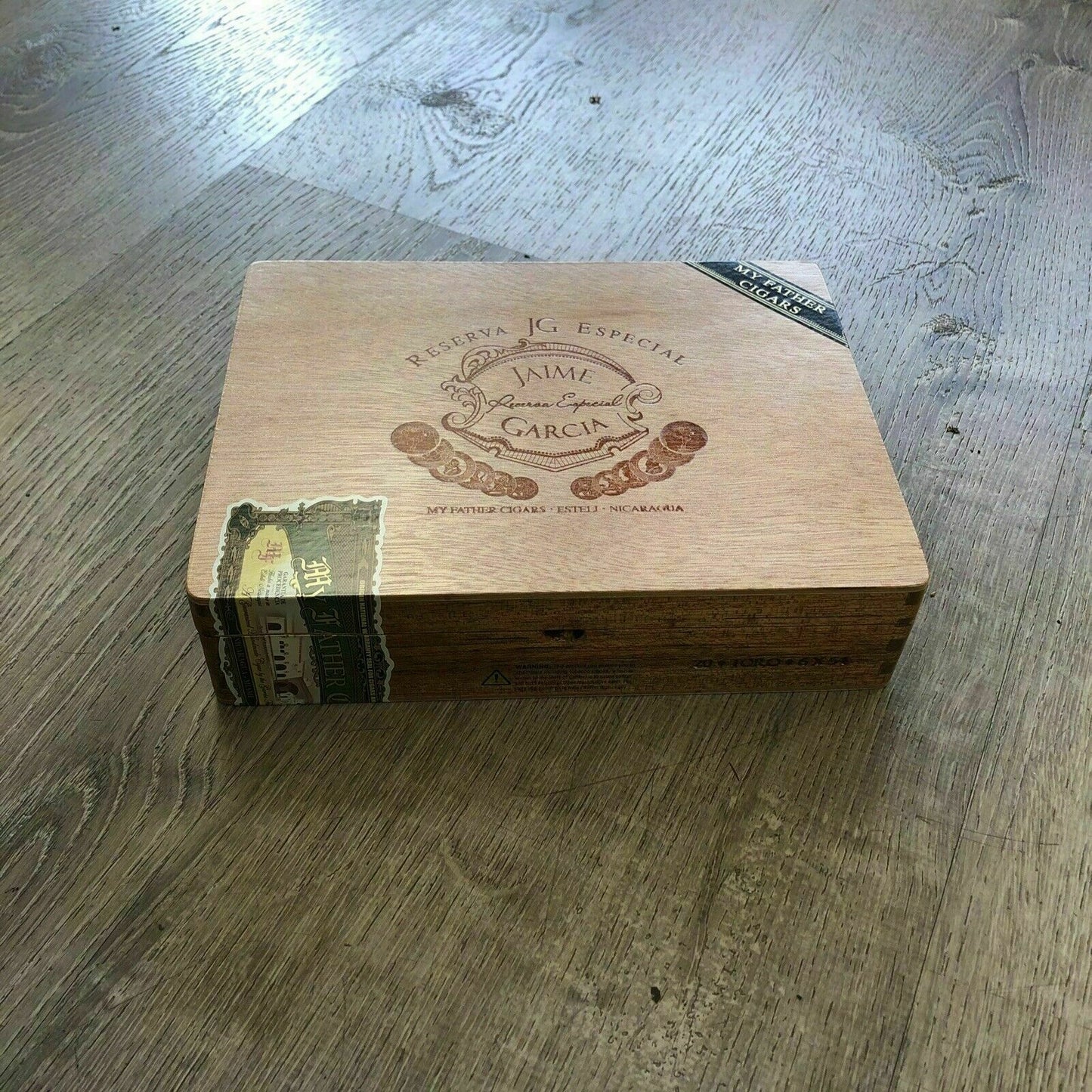 Jamie Garcia Toro Empty Wooden Cigar Box 9.5x7x2.25