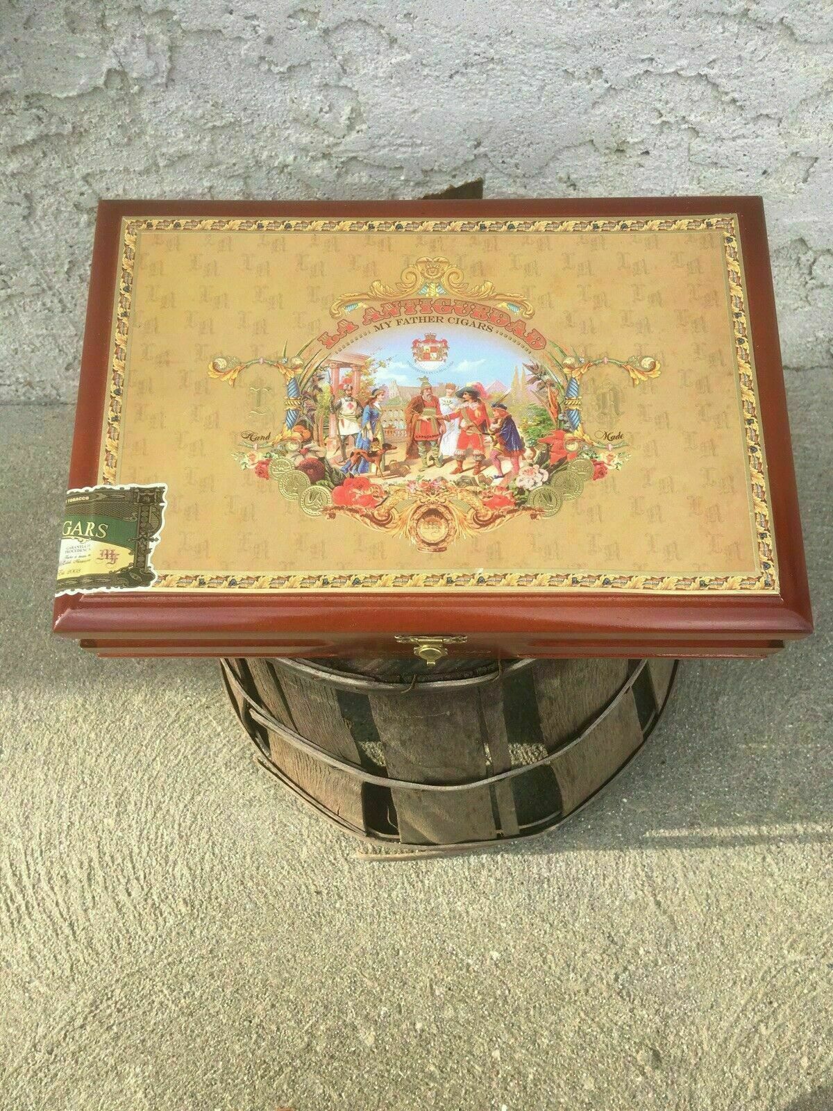 My Father Cigars La Antiguedad Toro Empty Wooden Cigar Box 9.25x6.75x2