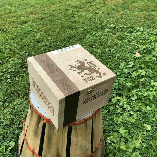 Liga Privada T52 Robusto Empty Wooden Cigar Box 6.25x6.25x4.25