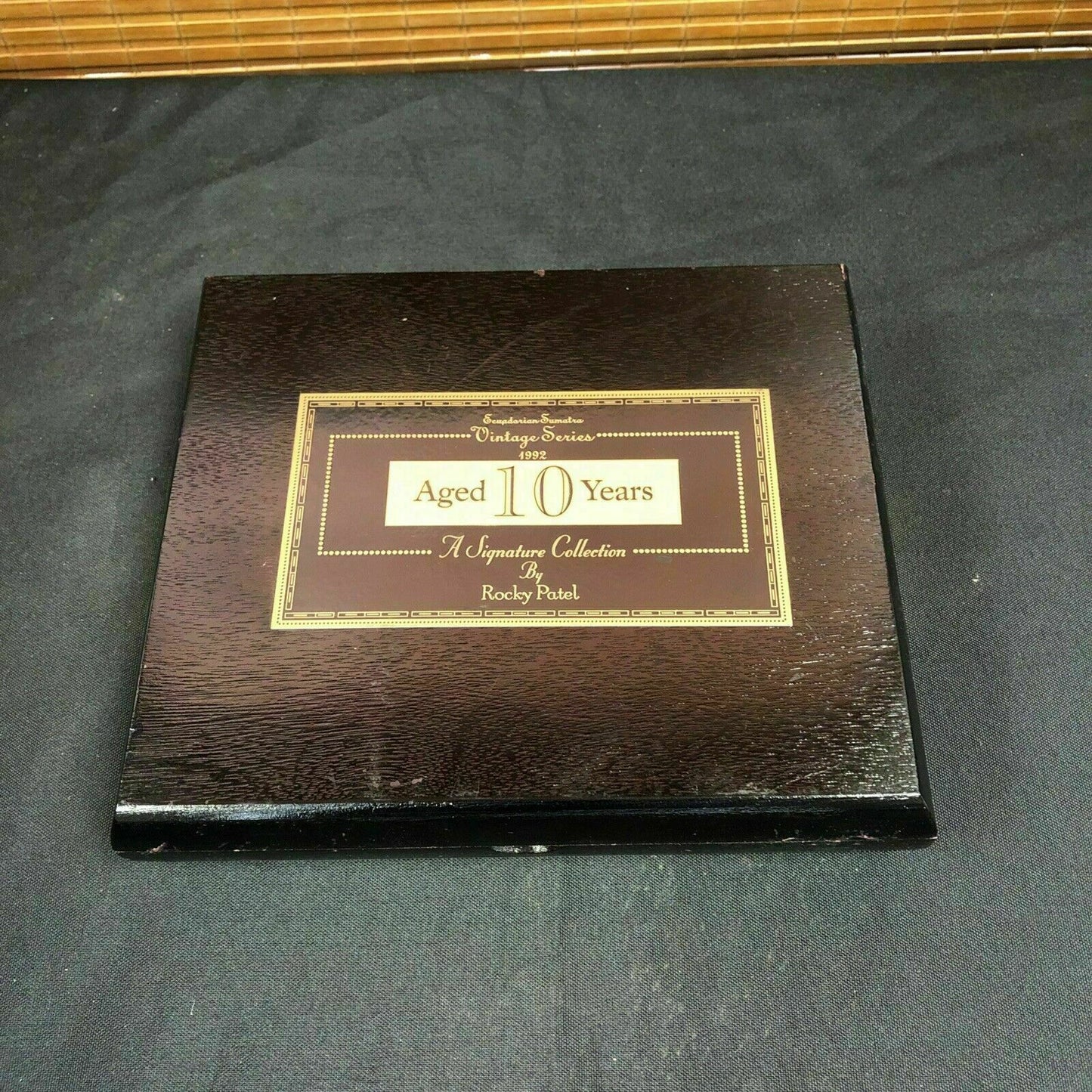 Rocky Patel Vintage Series 1992 Robusto Empty Wooden Cigar Box 8.5x6.5x2