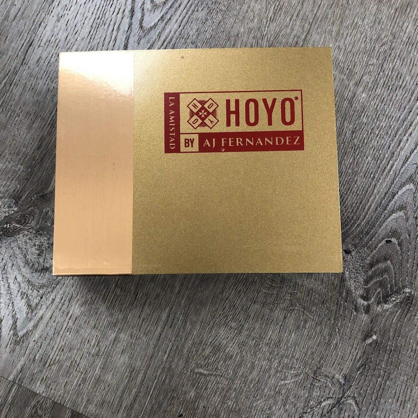 Hoyo De Monterrey Gold Toro Empty Wooden Cigar Box 8x6.75x2