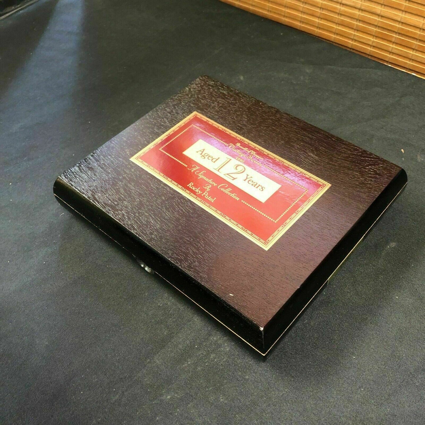 Rocky Patel Vintage Series 1990 Robusto Empty Wooden Cigar Box 8.5x6.5x2