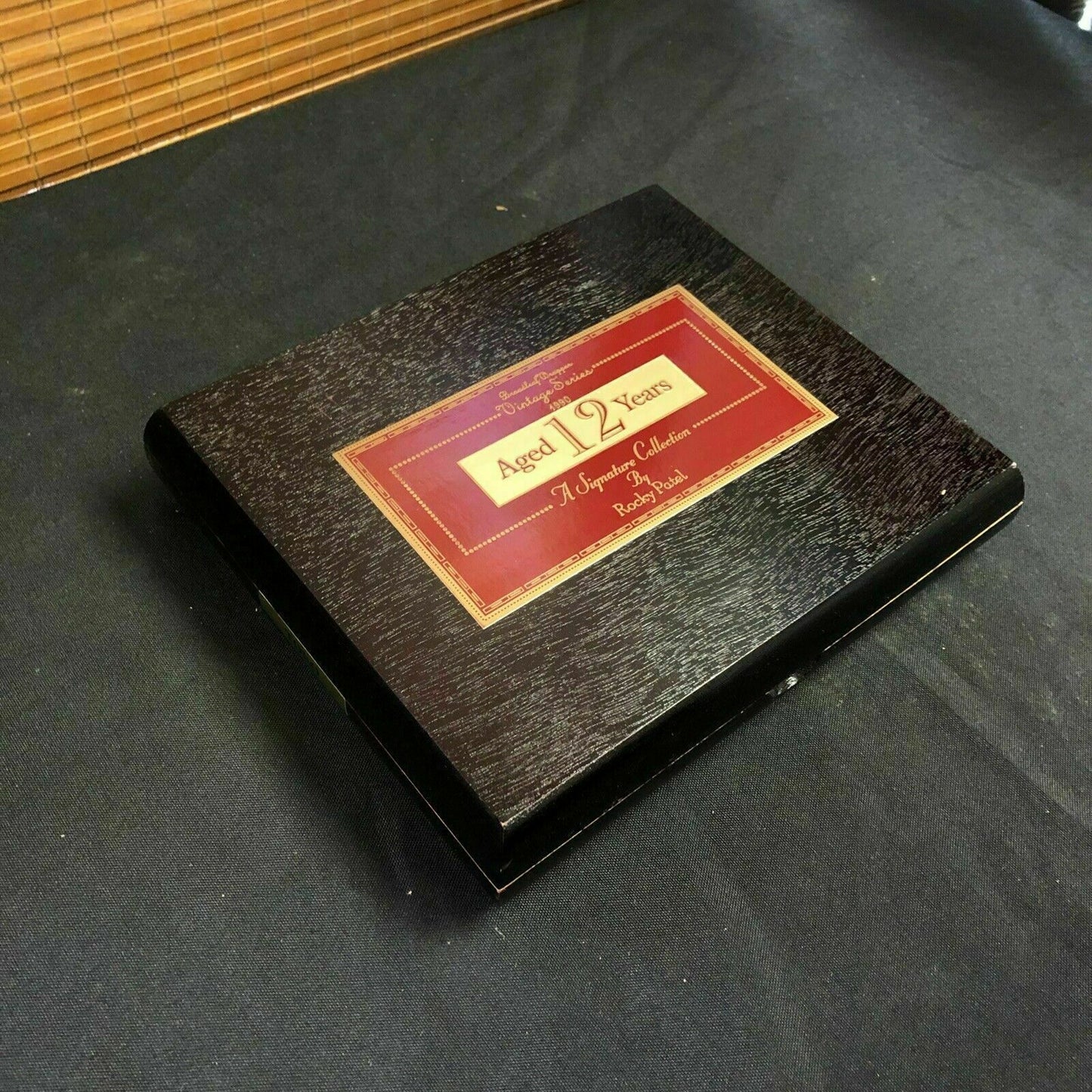 Rocky Patel Vintage Series 1990 Toro Empty Wooden Cigar Box 9x7.5x2