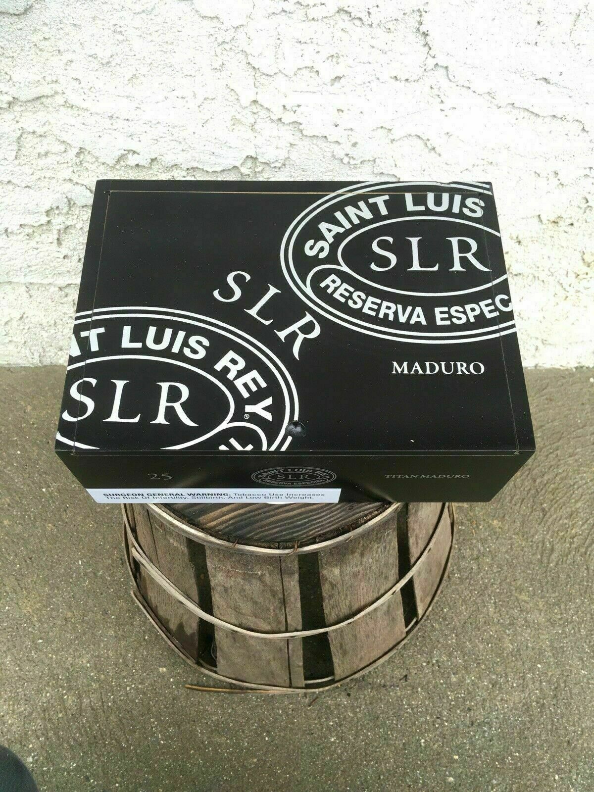 Saint Luis Rey Titan Maduro Empty Wooden Cigar Box 9.25x7x3.25