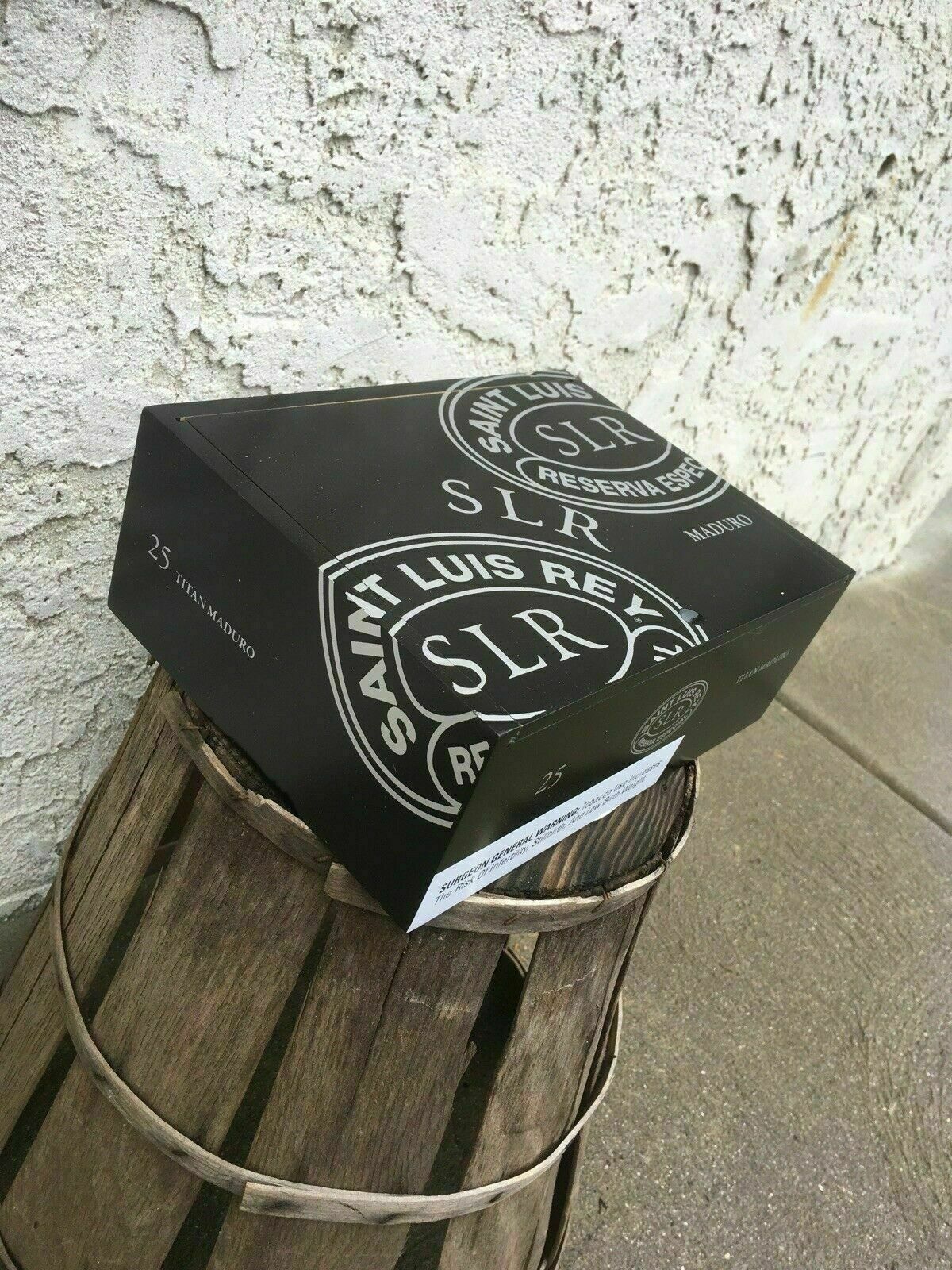 Saint Luis Rey Titan Maduro Empty Wooden Cigar Box 9.25x7x3.25