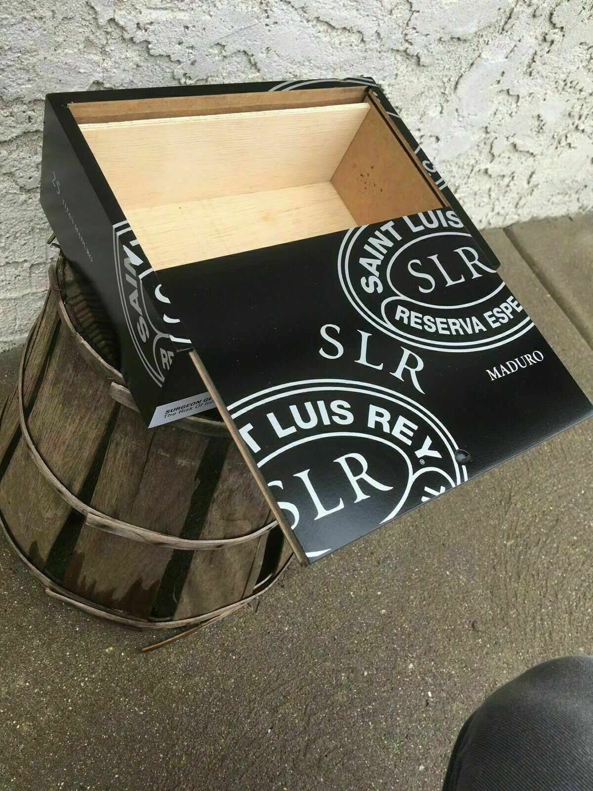 Saint Luis Rey Titan Maduro Empty Wooden Cigar Box 9.25x7x3.25