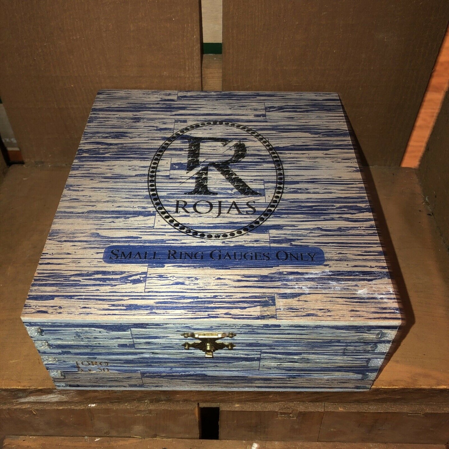 Rojas Corona Empty Wooden Cigar Box 6x7.25x2.75