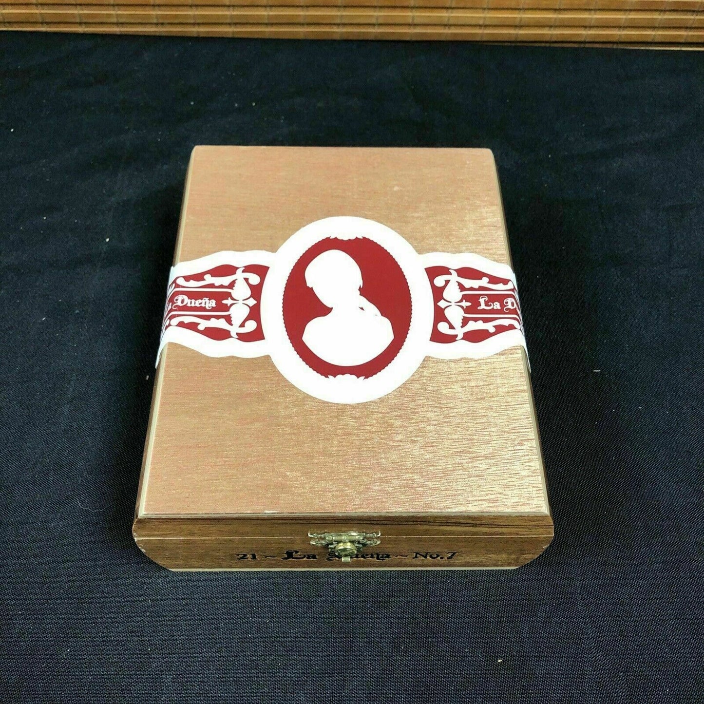 My Father Cigars La Duena No7 Empty Wooden Cigar Box 6x7x2.5