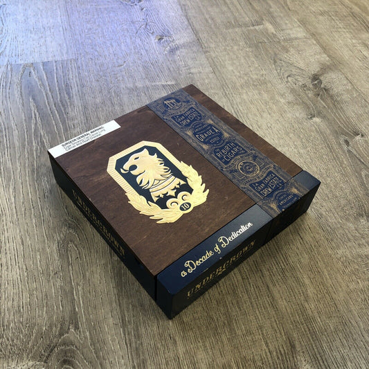 Undercrown 10 Doble Empty Wooden Cigar Box 8.5x9x2