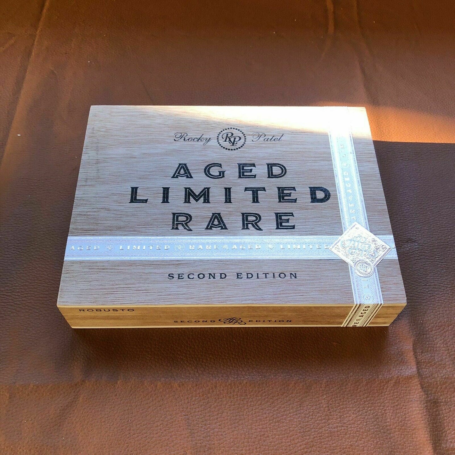 Rocky Patel Aged Limited Rare Sixty Empty Wooden Cigar Box 10.75x7.5x2