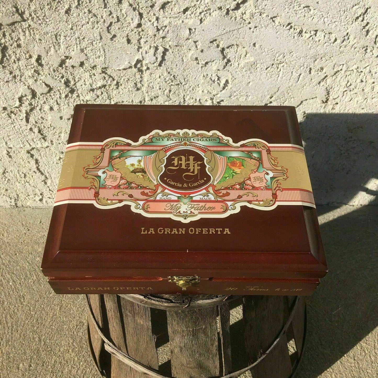 My Father Cigars La Gran Oferta Toro Empty Wooden Cigar Box 8.75x7x2