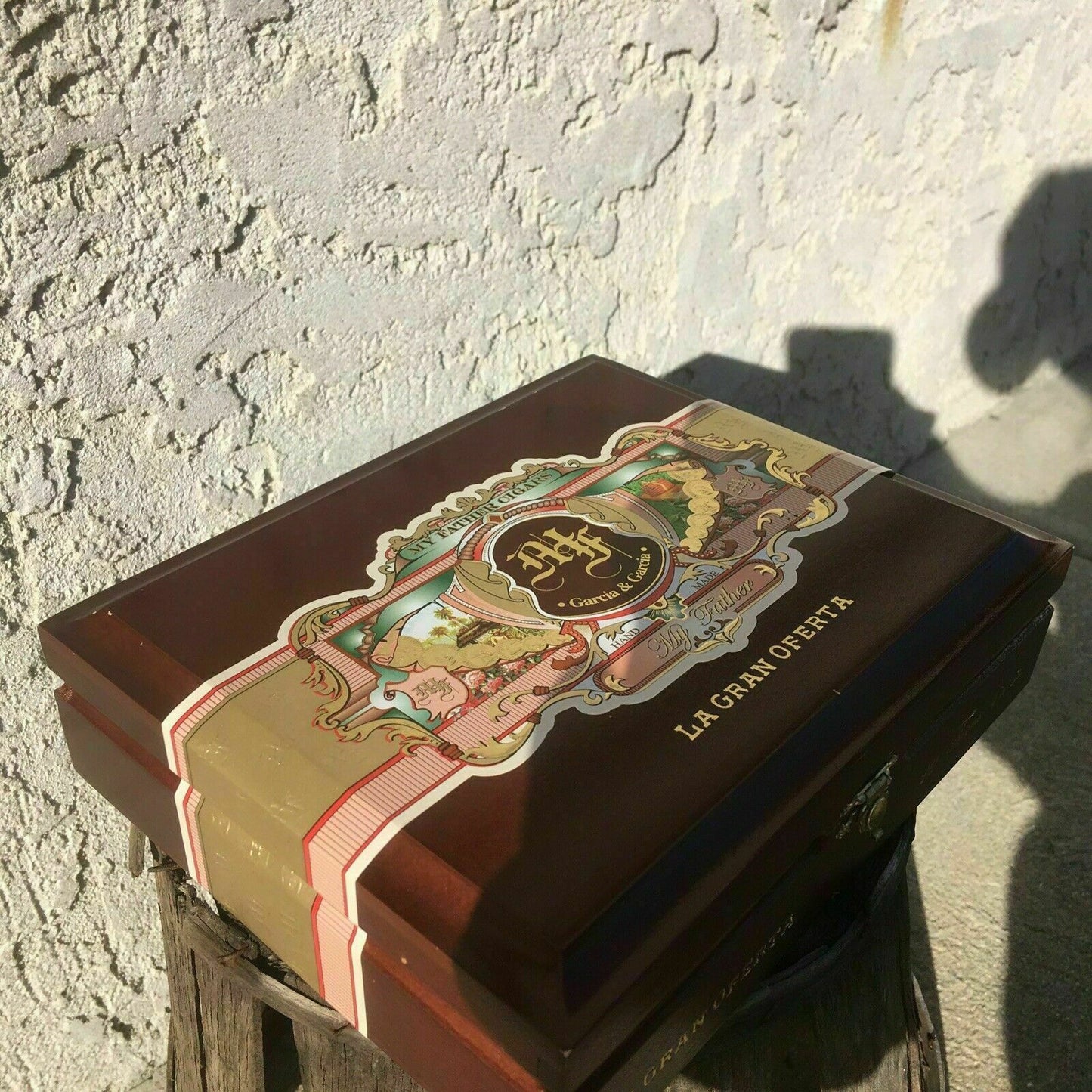 My Father Cigars La Gran Oferta Toro Empty Wooden Cigar Box 8.75x7x2