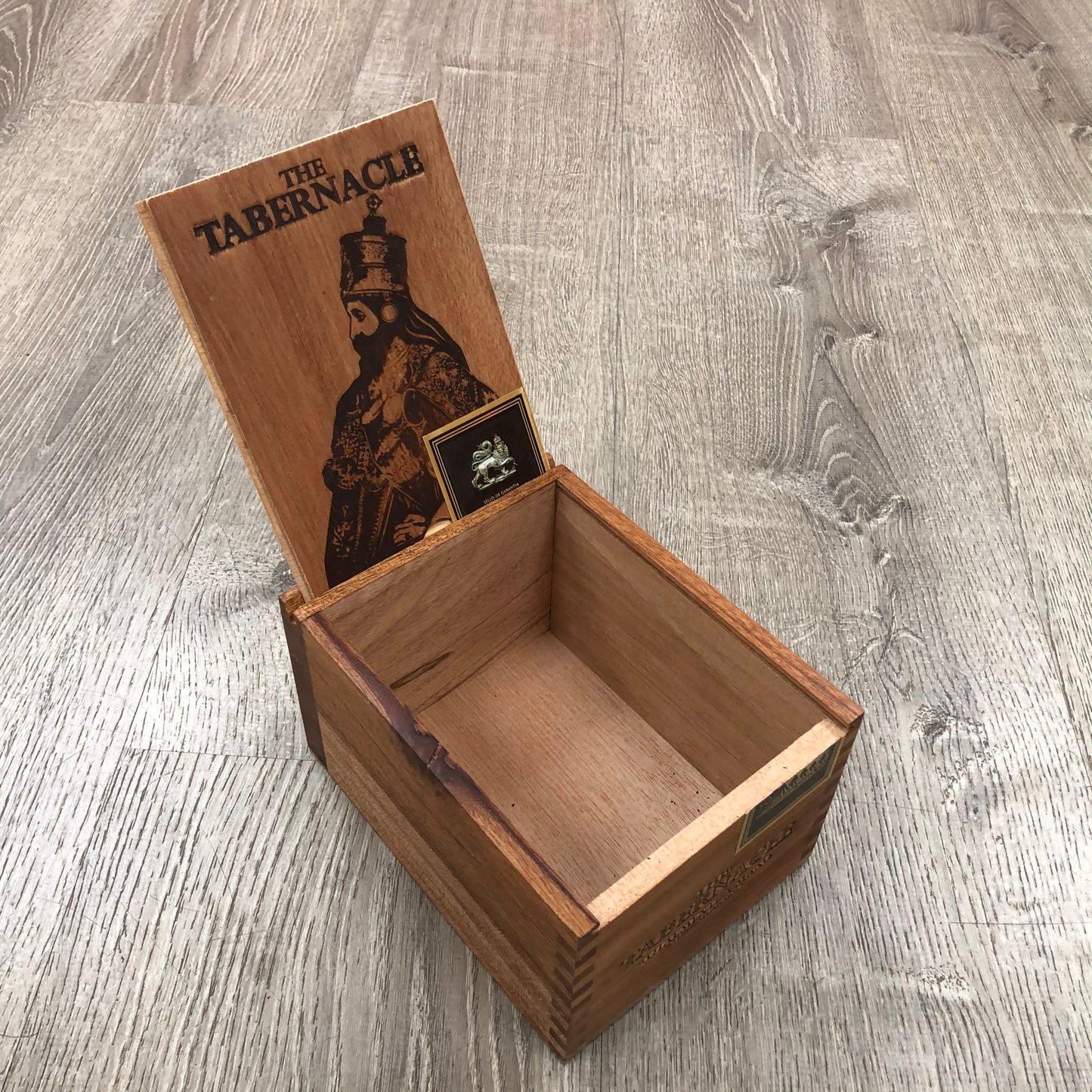 Tabernacle Toro Empty Wooden Cigar Box 5.5x7x4