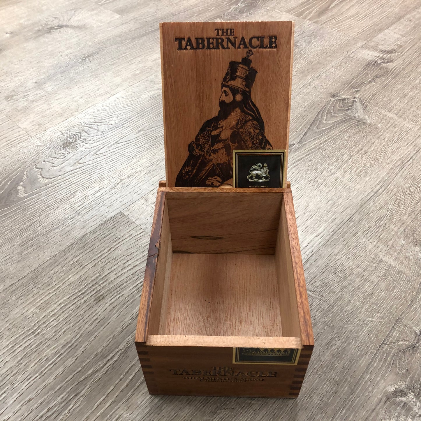 Tabernacle Toro Empty Wooden Cigar Box 5.5x7x4