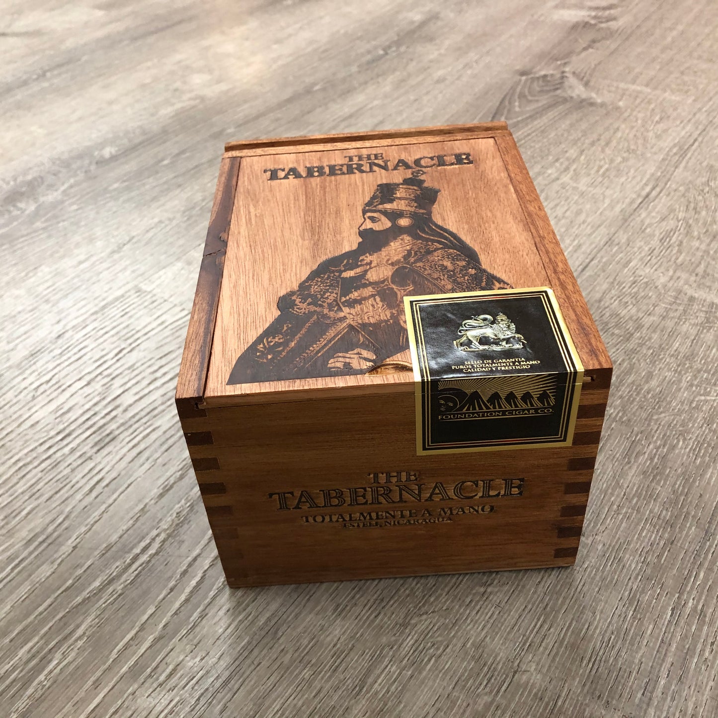 Tabernacle Toro Empty Wooden Cigar Box 5.5x7x4