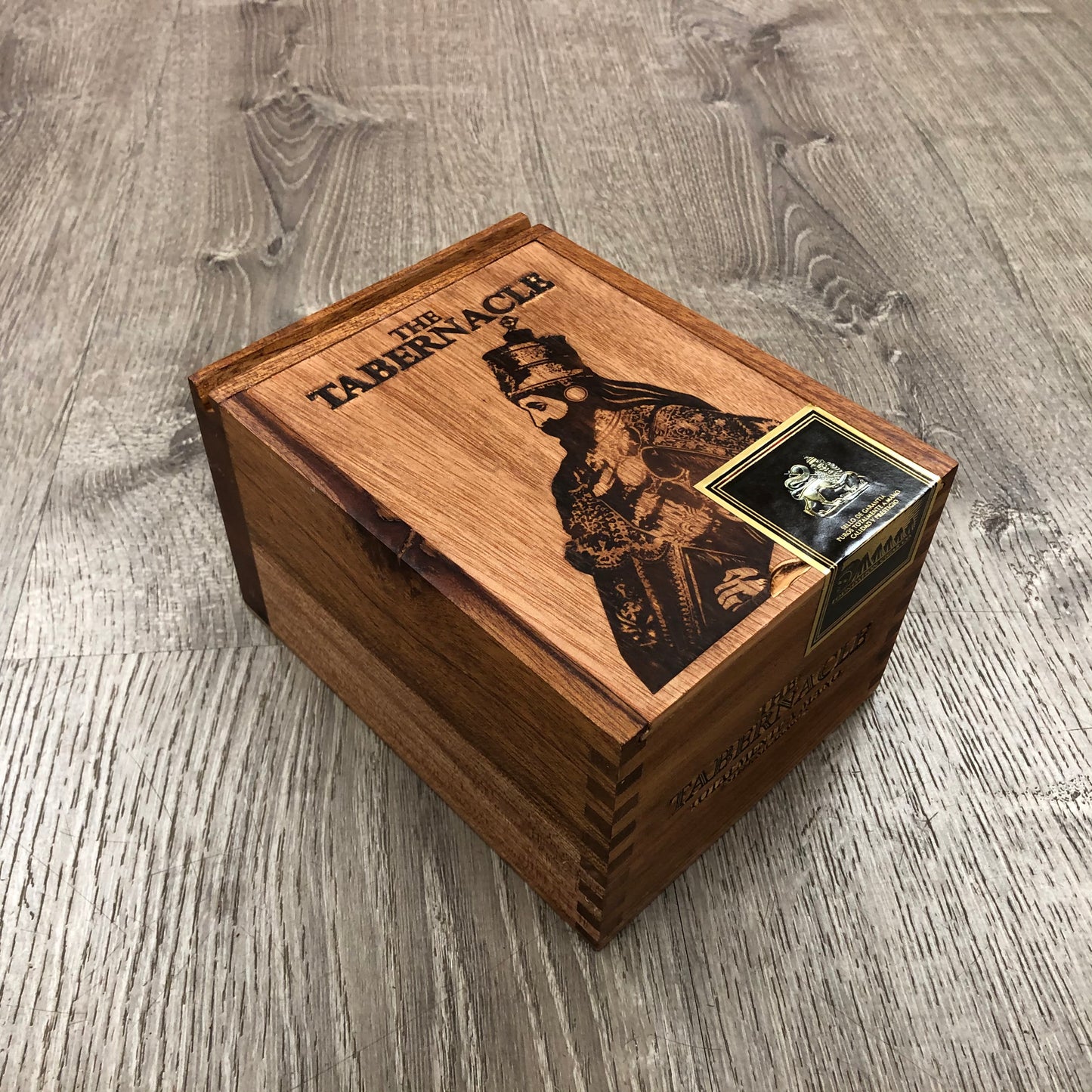 Tabernacle Toro Empty Wooden Cigar Box 5.5x7x4