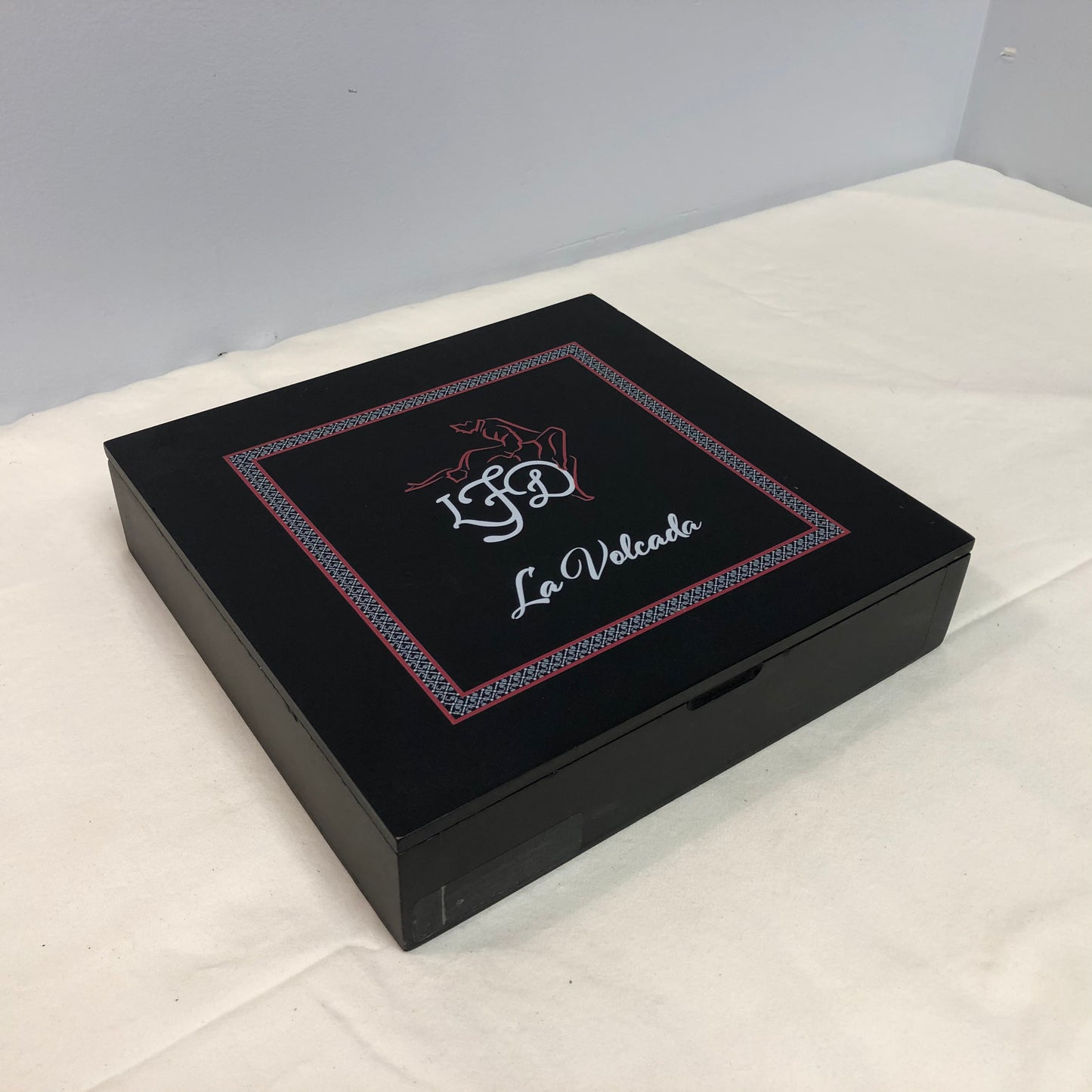 LFD La Volcada Empty Wooden Cigar Box 8.75x8.5x2