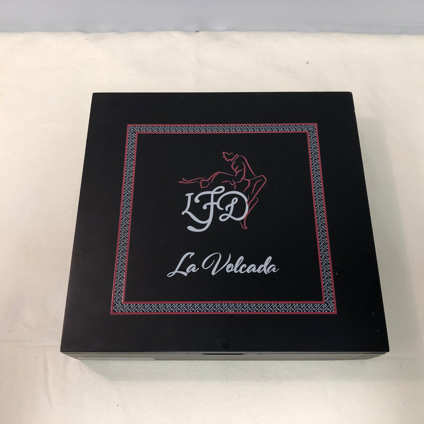 LFD La Volcada Empty Wooden Cigar Box 8.75x8.5x2