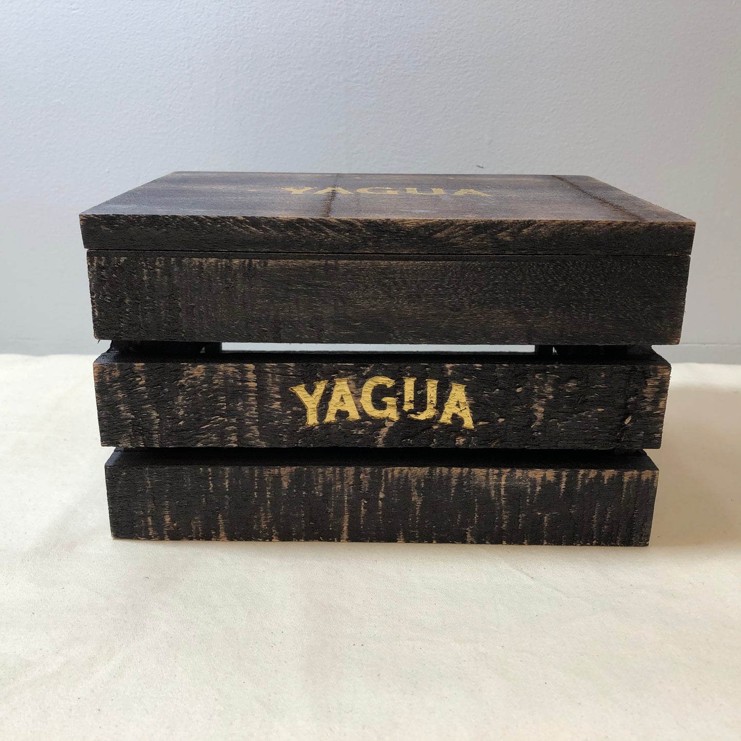 JC Newman Yagua Empty Wooden Cigar Box 7.75x5.5x4.75