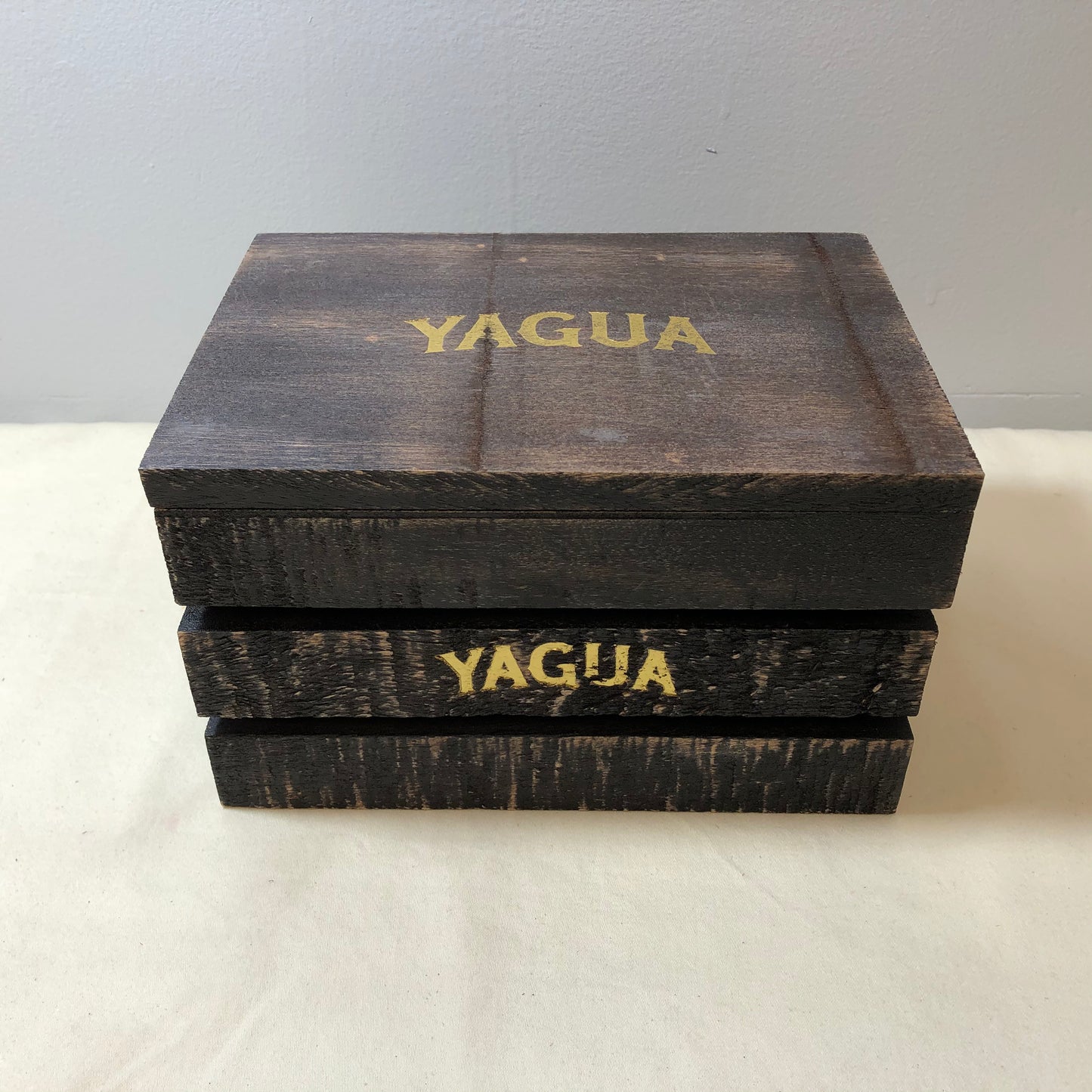 JC Newman Yagua Empty Wooden Cigar Box 7.75x5.5x4.75