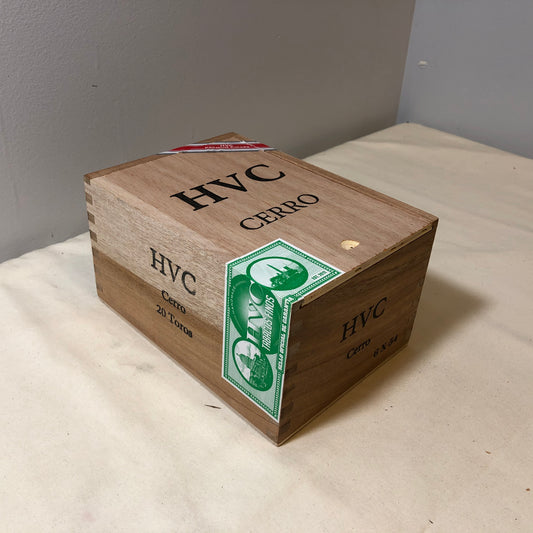 HVC Cerro Toro Empty Wooden Cigar Box 5x7x3.75