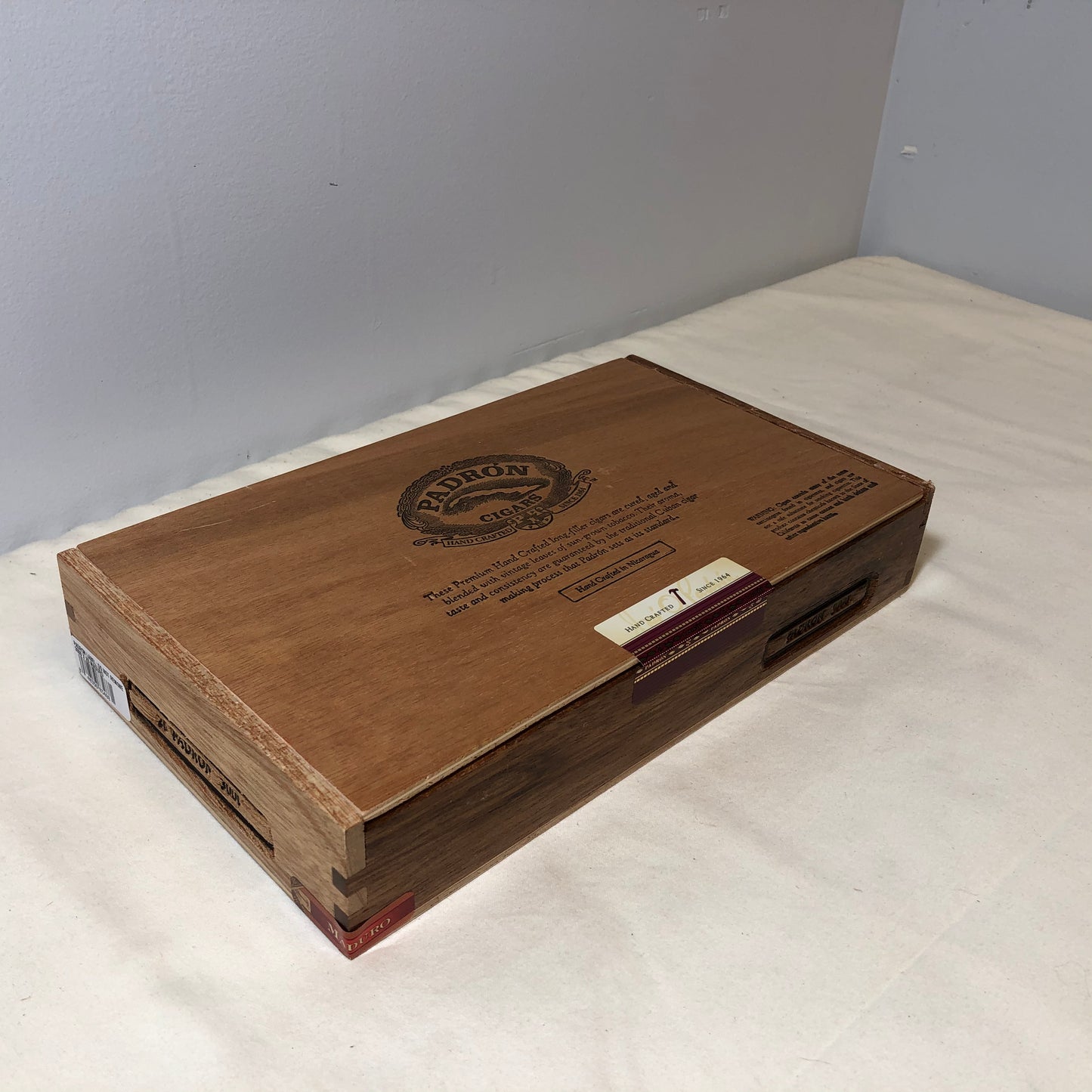 Padron 3000 Empty Wooden Cigar Box 10.5x6x1.75