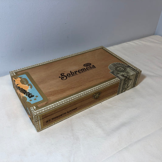 Dunbarton Sobremesa Robusto Largo Empty Wooden Cigar Box 11.5x6.5x2