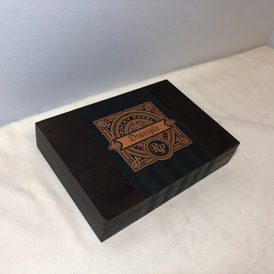 Rocky Patel Disciple Robusto Empty Wooden Cigar Box 9x6.5x2