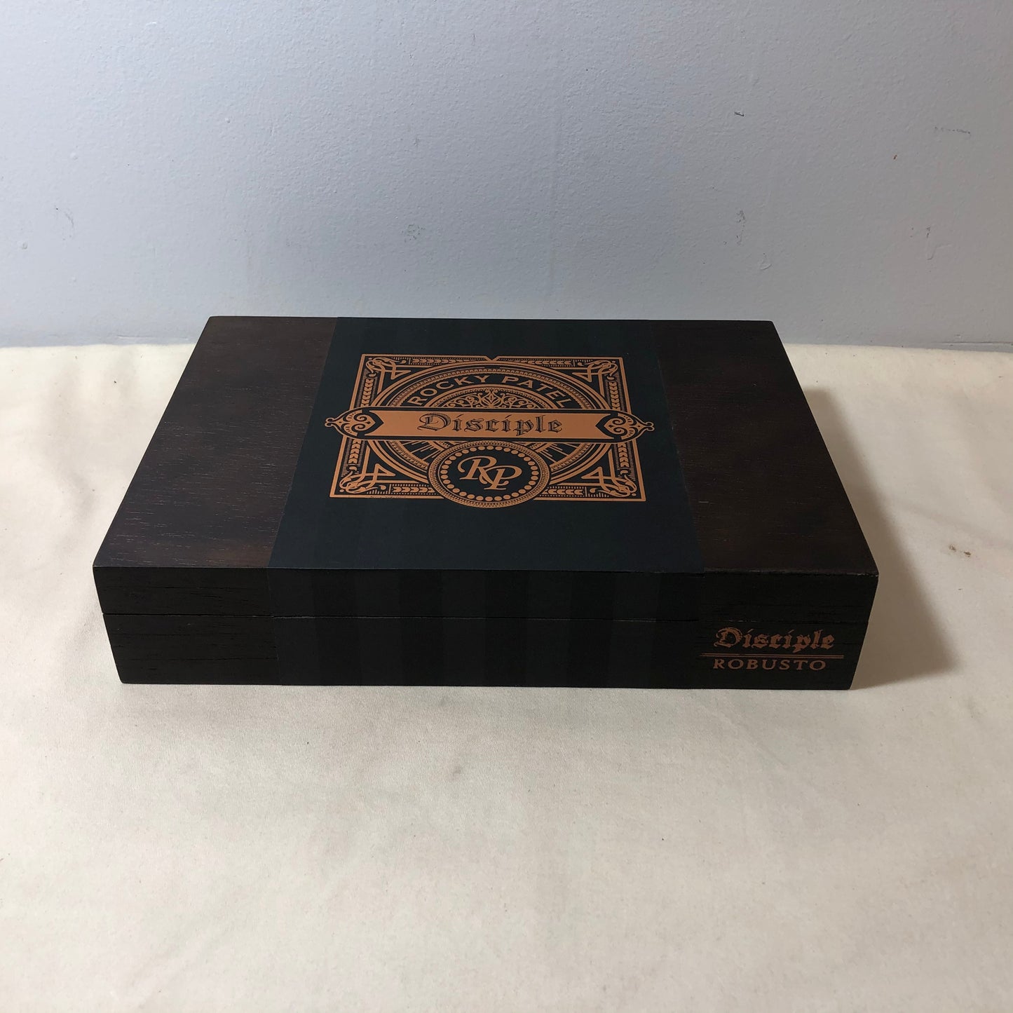 Rocky Patel Disciple Robusto Empty Wooden Cigar Box 9x6.5x2