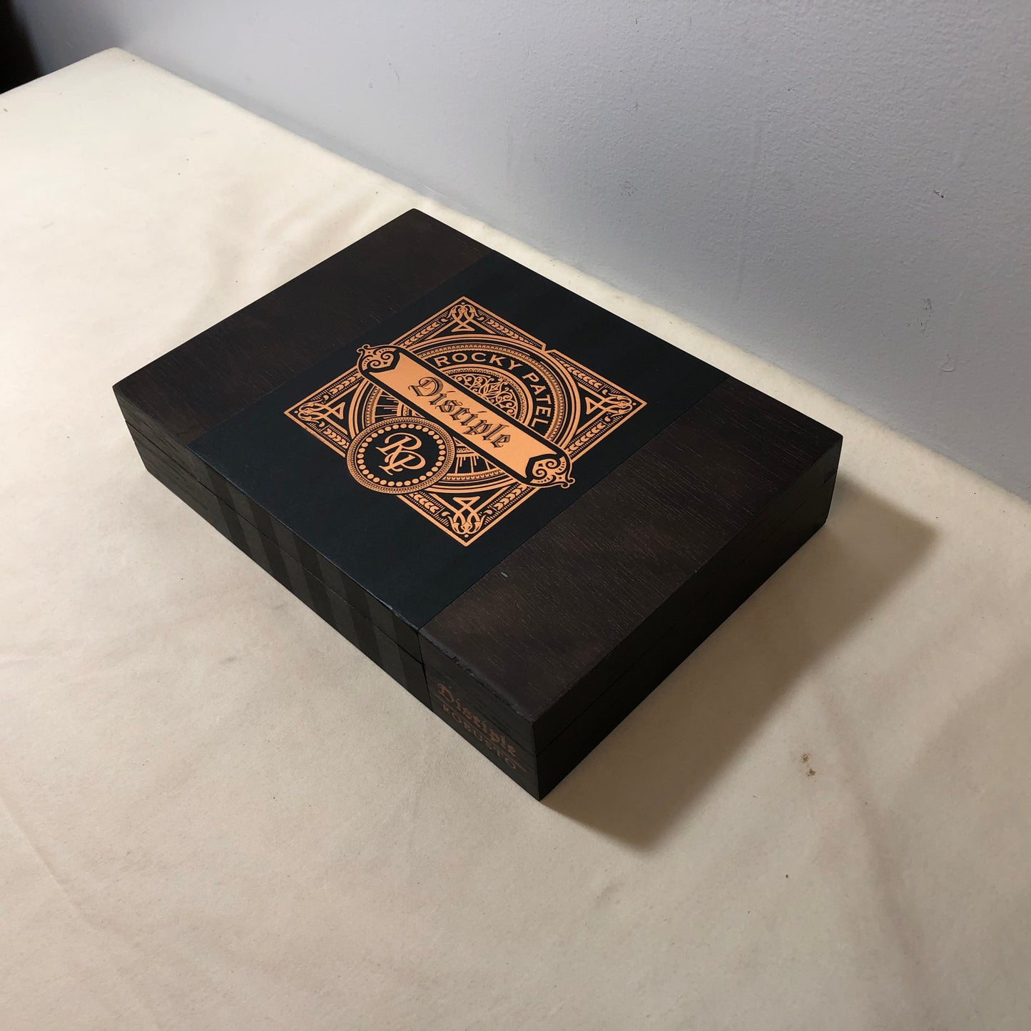 Rocky Patel Disciple Robusto Empty Wooden Cigar Box 9x6.5x2