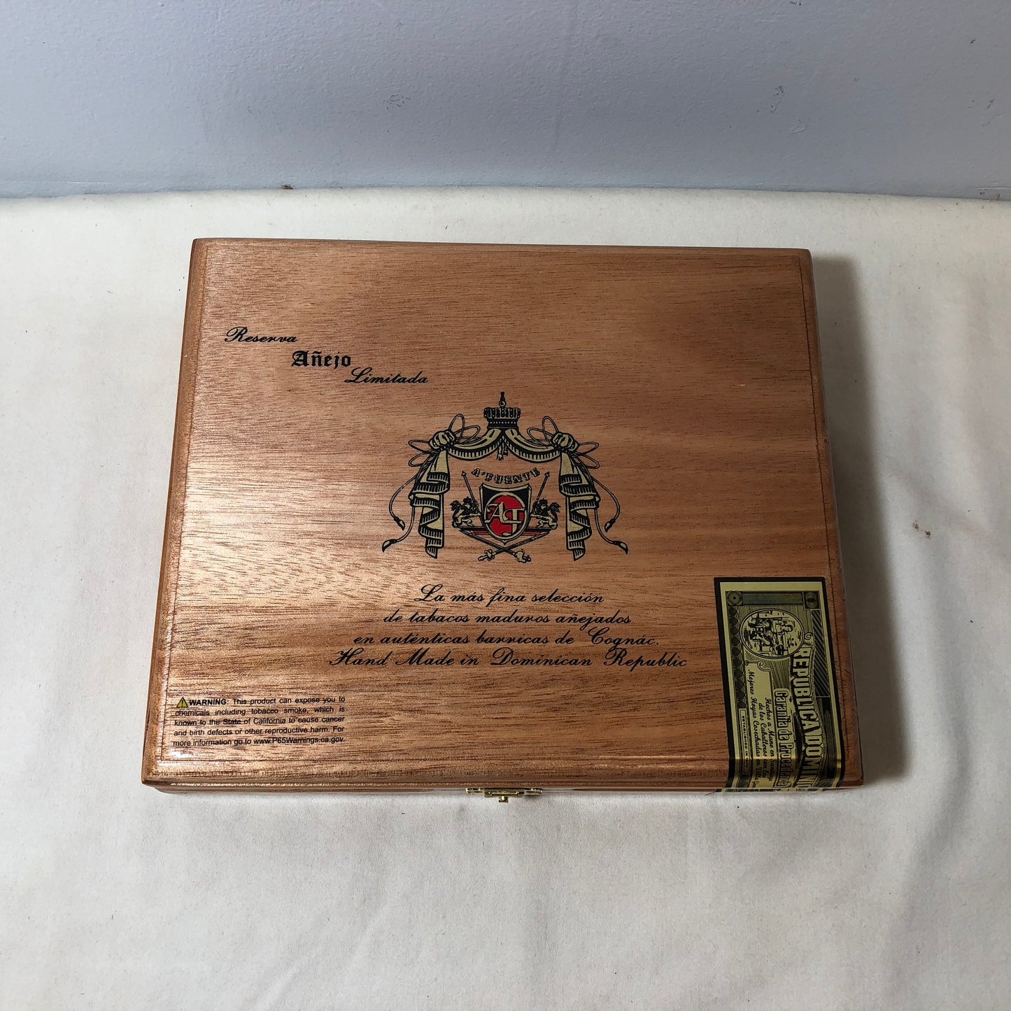 Arturo Fuente Anejo 888 Empty Wooden Cigar Box 9.5x8x2