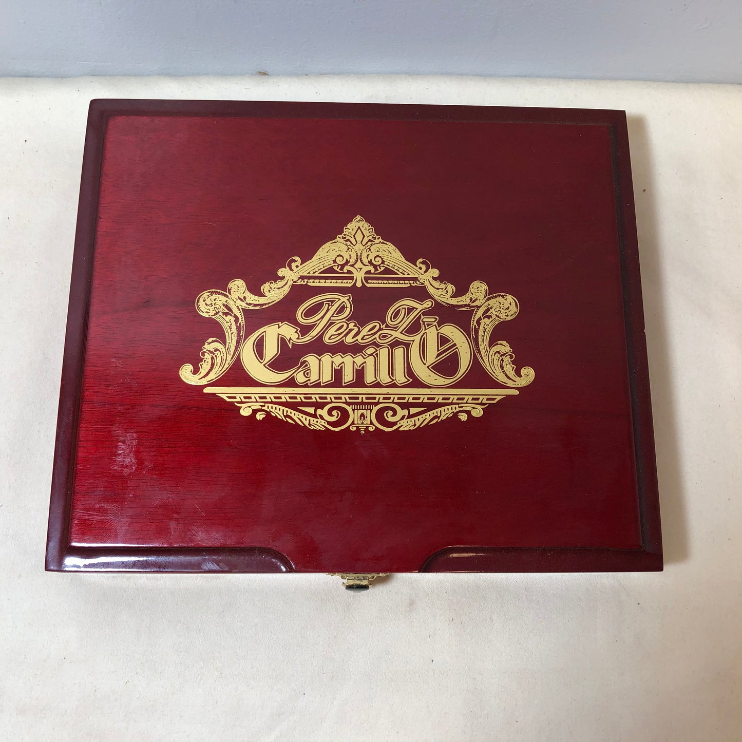 Ep Carrillo La Historia Dona Elena Empty Wooden Cigar Box 9.75x8.25x1.5