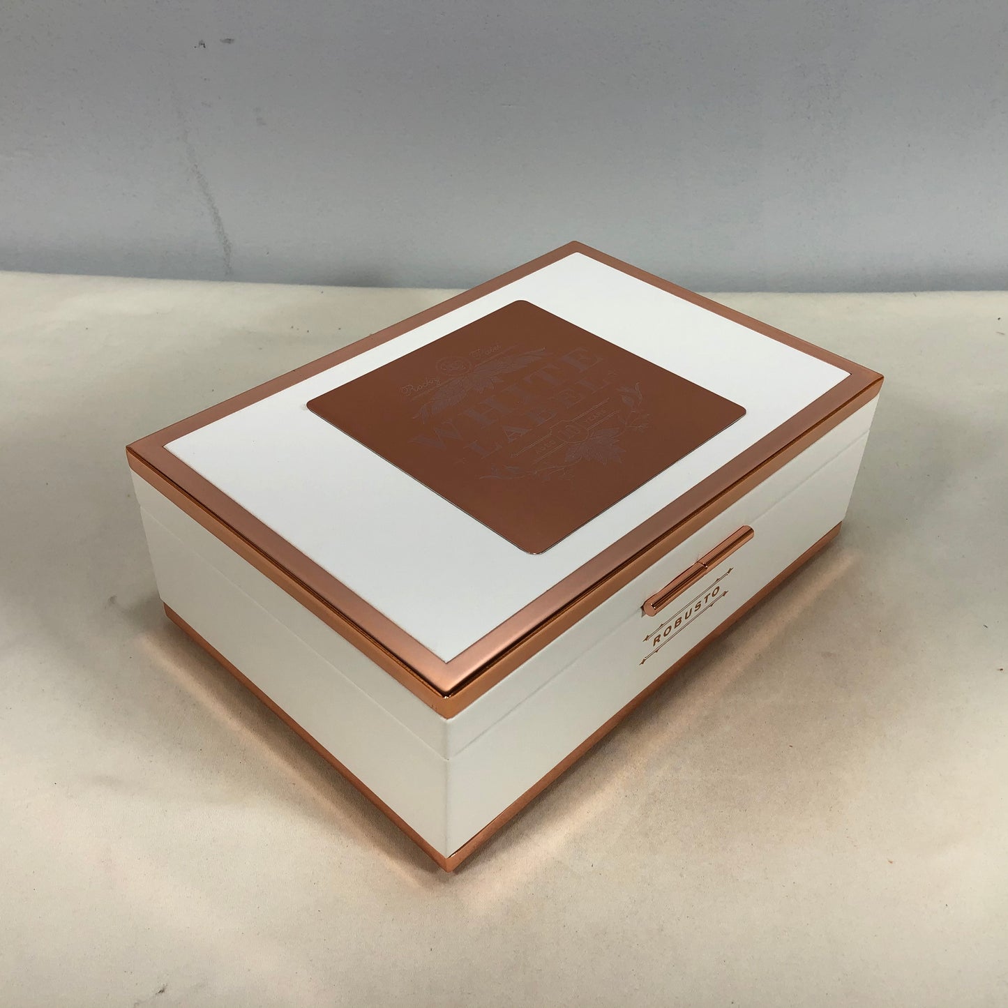 Rocky Patel White Label Robusto Empty Wooden Cigar Box 8.75x6x3.5