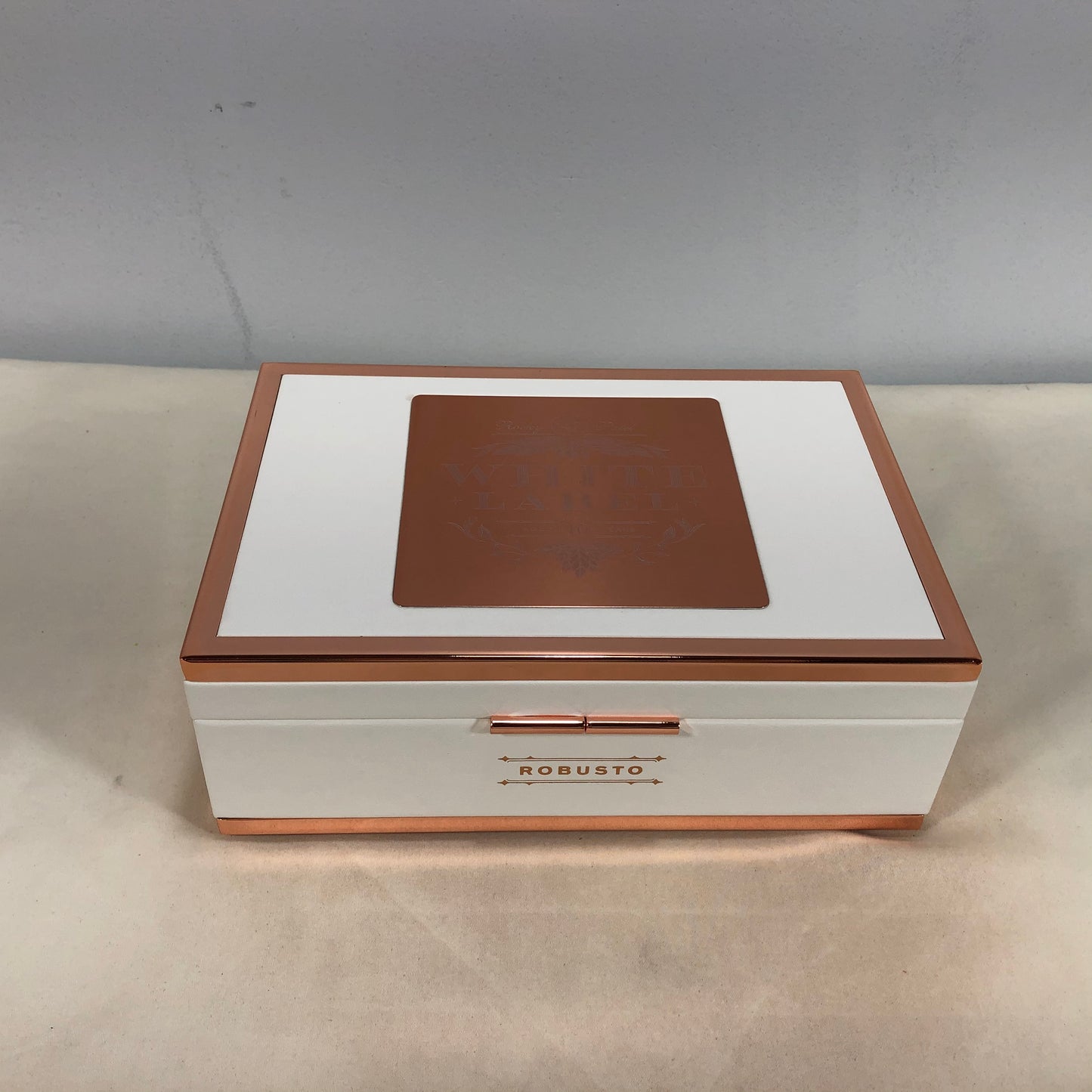 Rocky Patel White Label Robusto Empty Wooden Cigar Box 8.75x6x3.5