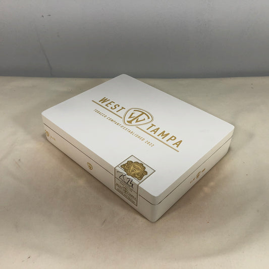 West Tampa White Toro Empty Wooden Cigar Box 9x7x2