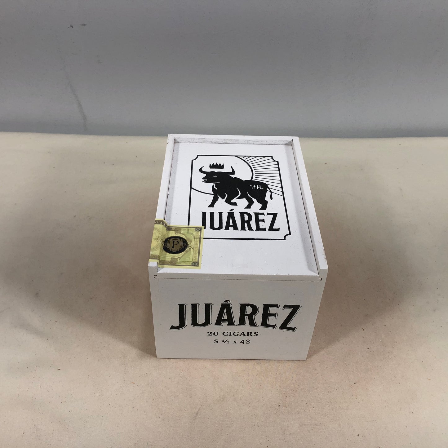 Juarez Empty Wooden Cigar Box 4.25x6.25x3.75