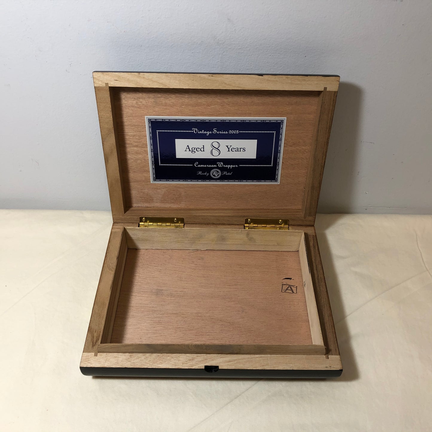 Rocky Patel Vintage Series 2003 Robusto Empty Wooden Cigar Box 9.25x7x2