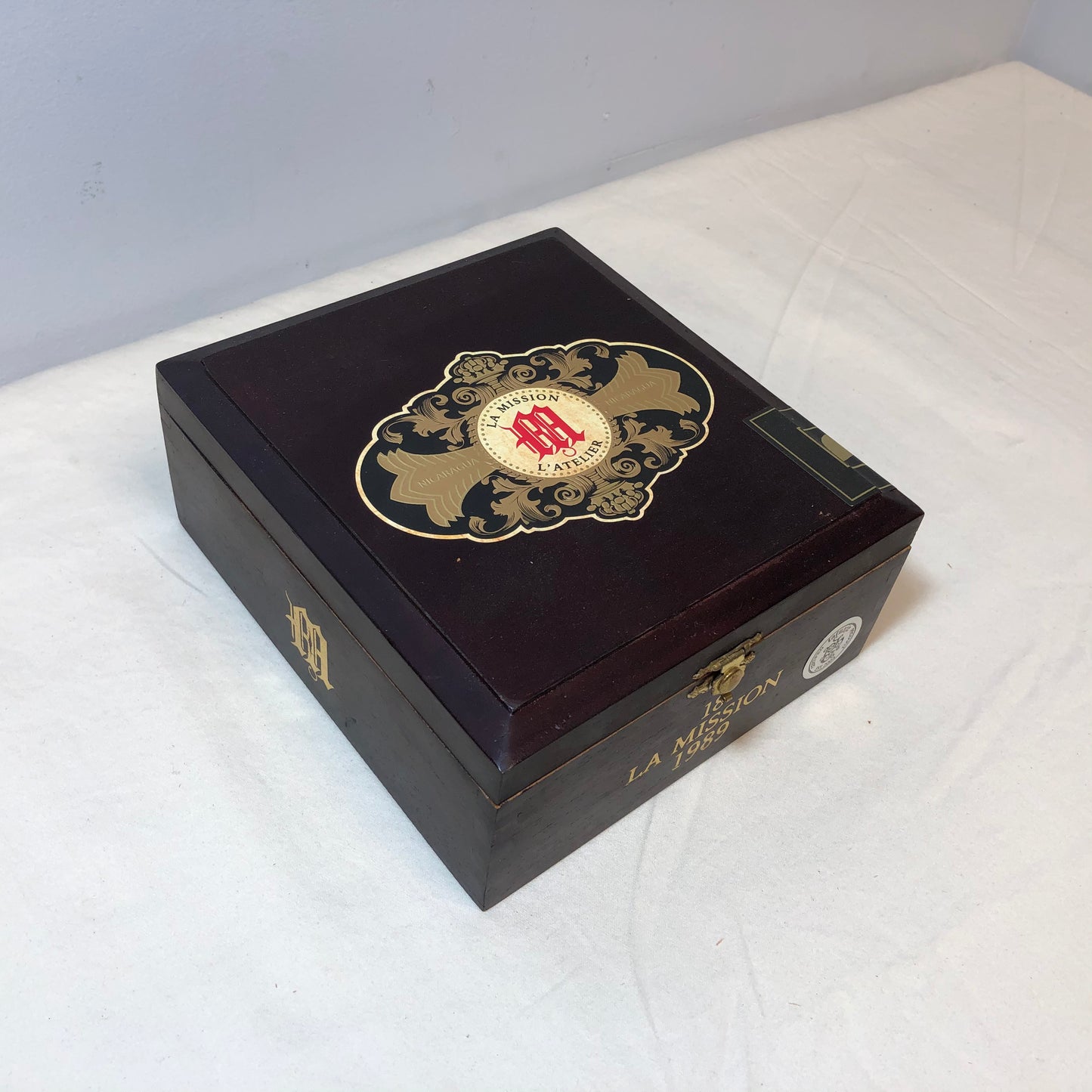 Tatuaje La Mission 1989 Empty Wooden Cigar Box 6x7x3