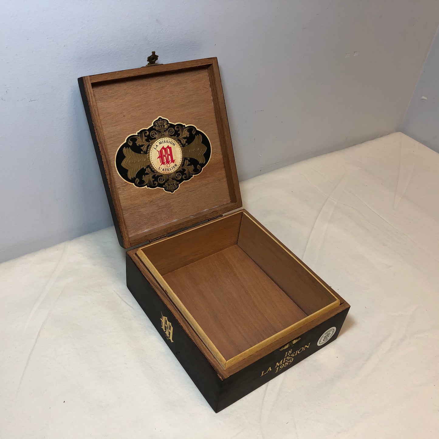 Tatuaje La Mission 1989 Empty Wooden Cigar Box 6x7x3