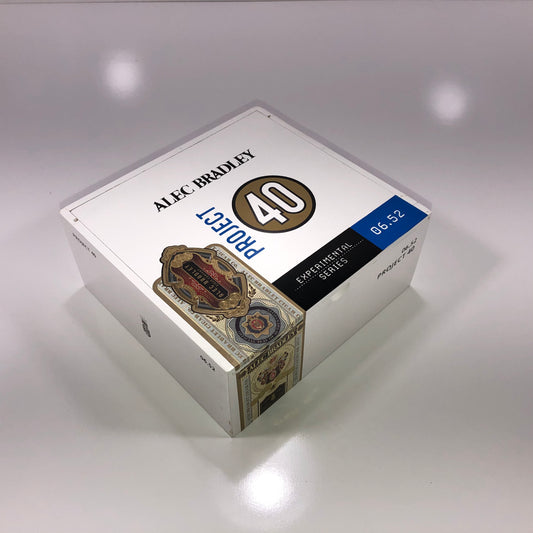 Alec Bradley Project 40 Toro Empty Wooden Cigar Box 7x6.75x3